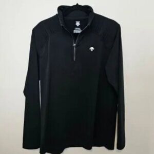 Descente Black 1/4 Zip Pullover Mens XL